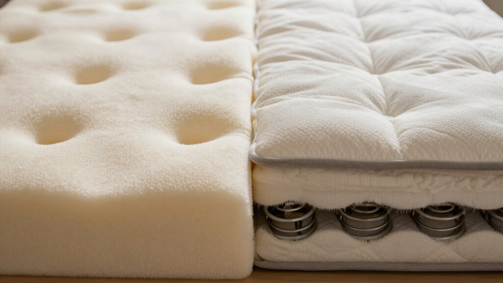 memory foam versus hybrid