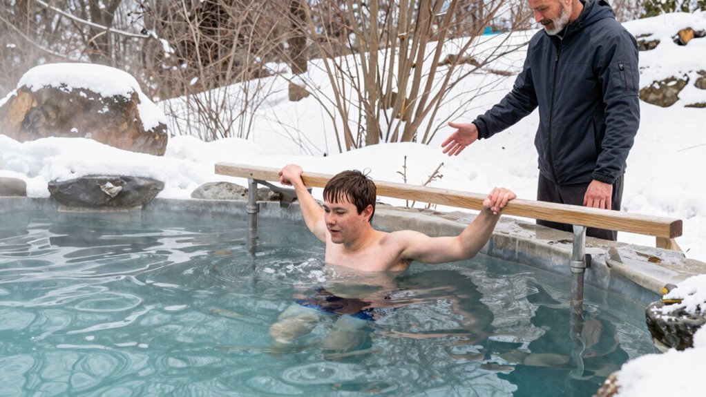 mindful cold water entry