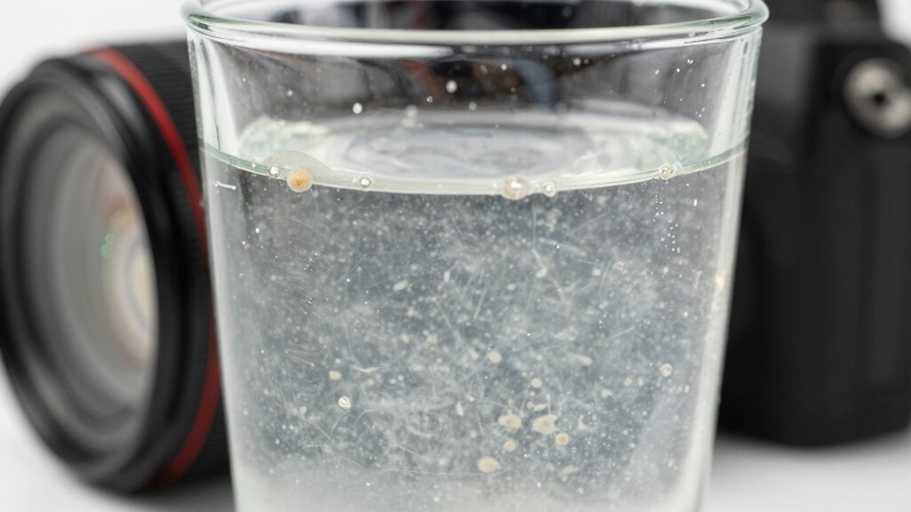 mineral and sediment buildup