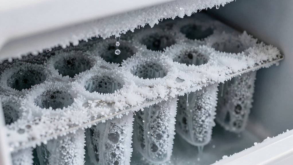 mineral buildup damages ice maker