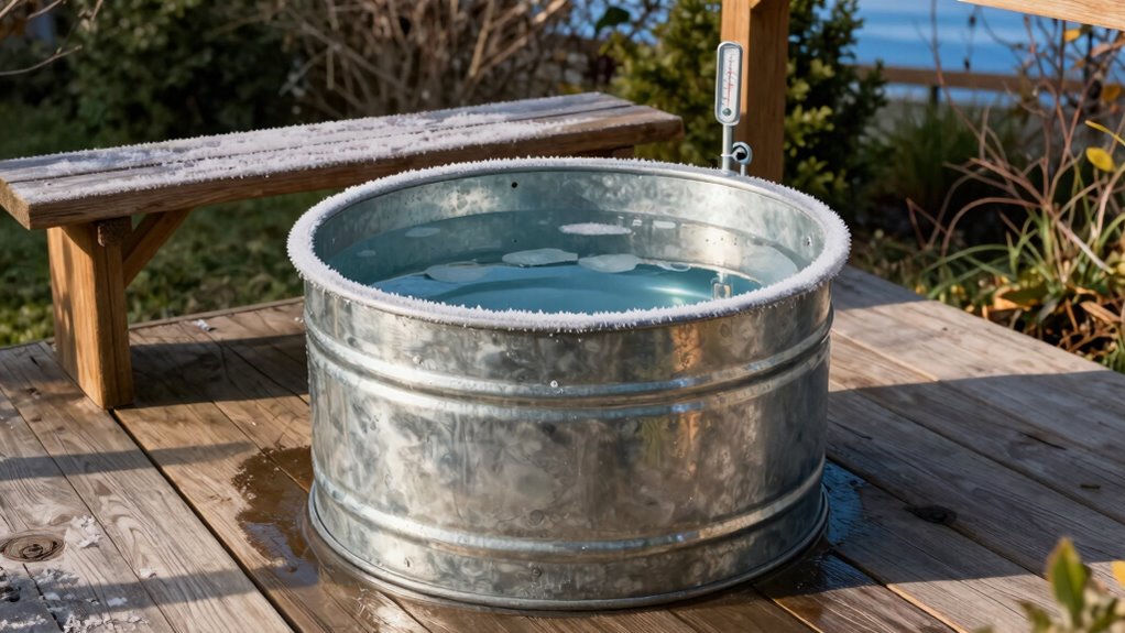 optimal cold plunge size