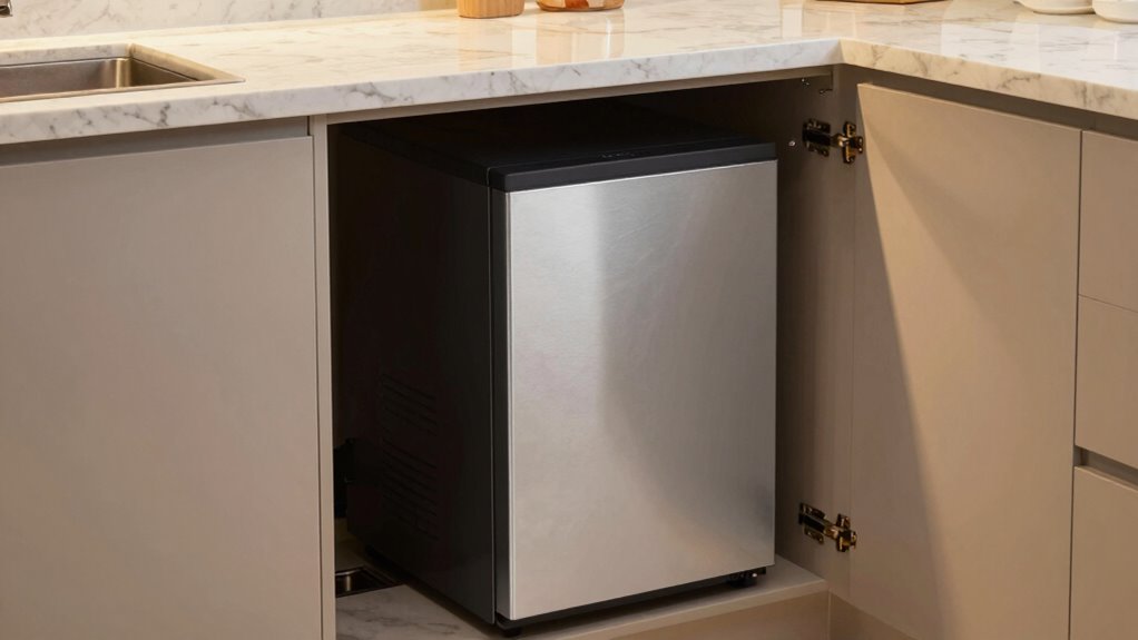 optimal ice maker placement