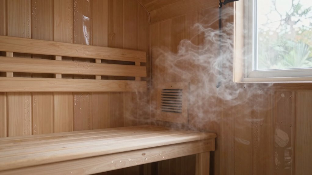 optimal sauna vent placement