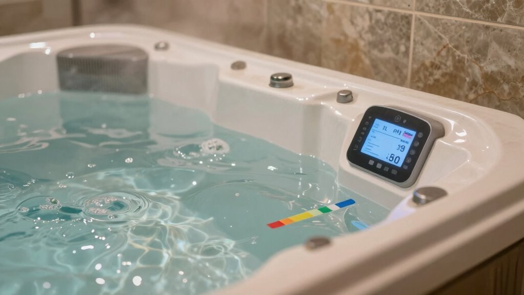 optimize hot tub chemical balance