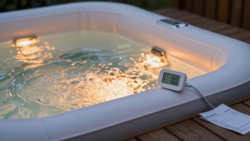 optimize hot tub energy usage