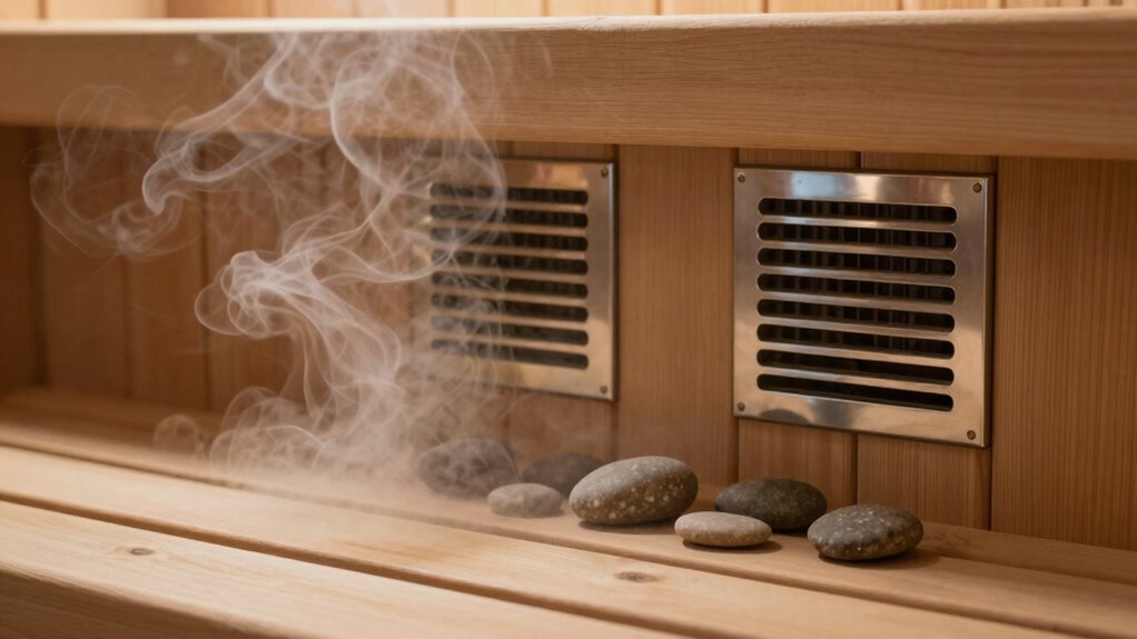 optimizing sauna air circulation