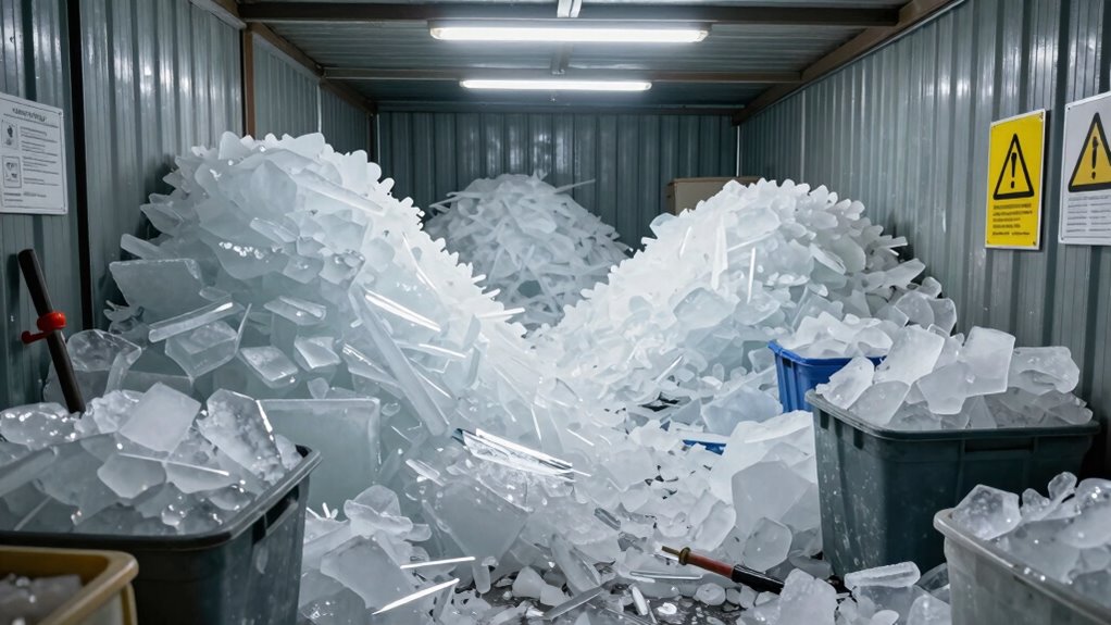 overstocked ice storage hazards