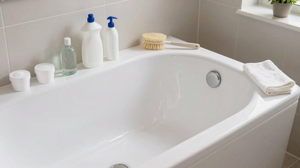 prevent soap scum buildup regularly