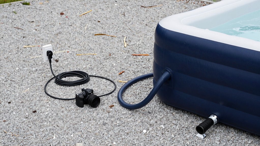 proper hot tub setup