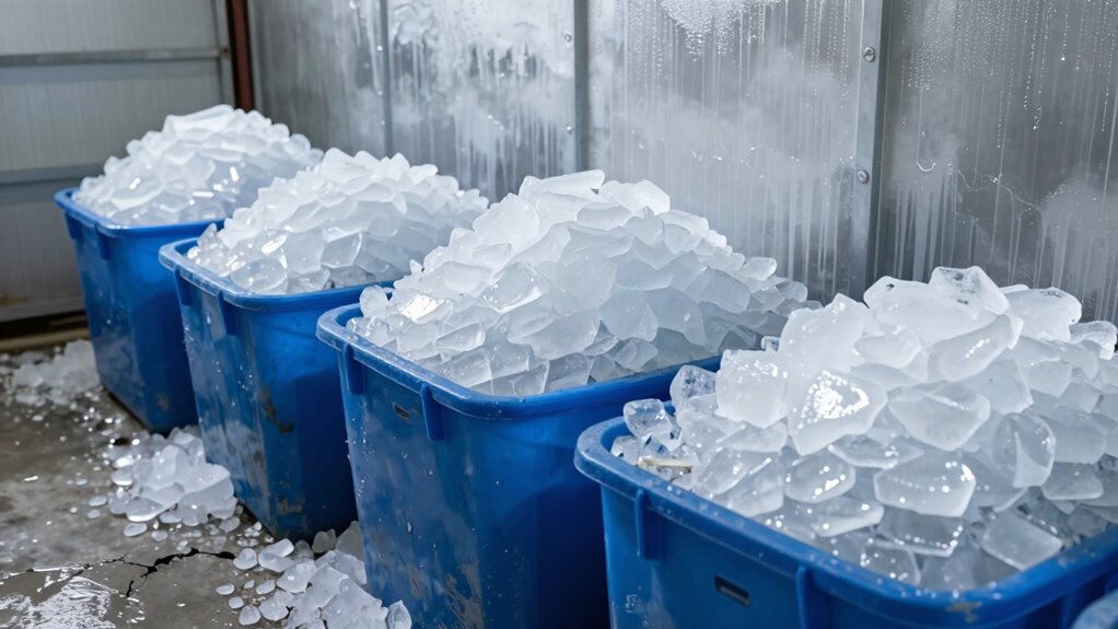 proper ice storage practices
