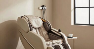 proper massage chair placement