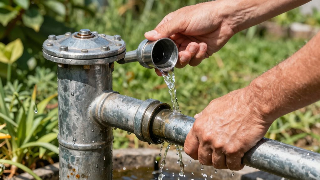 proper pump priming techniques