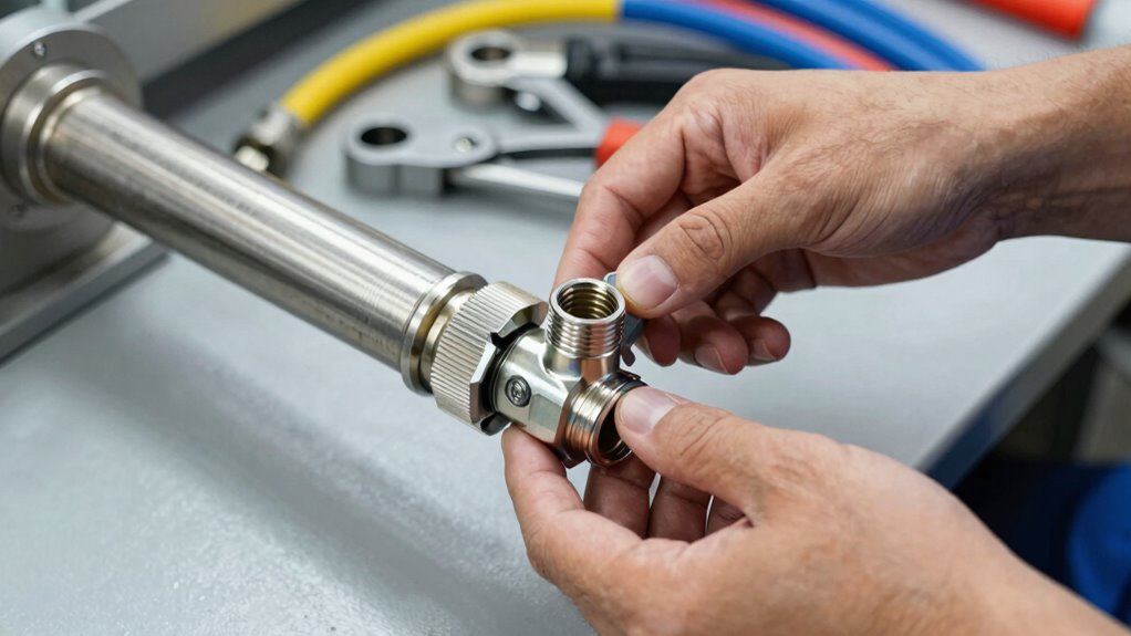 proper quick disconnect installation