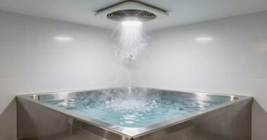 proper ventilation for cold plunge