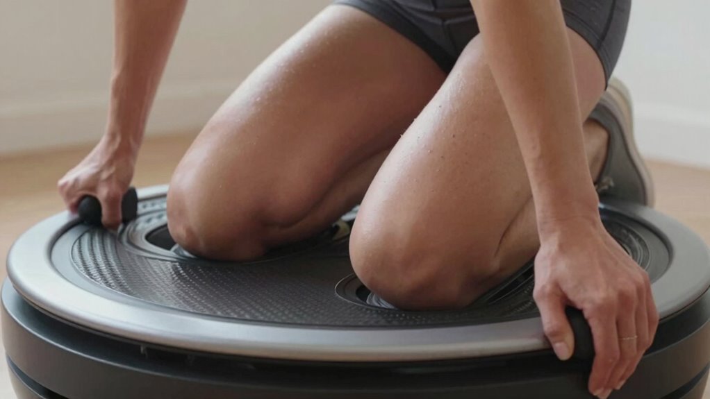 proper vibration plate setup