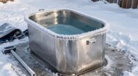 protect cold plunge from freezing