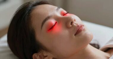 protect eyes during therapy