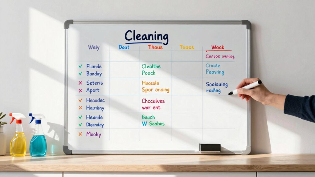 review and adjust routine