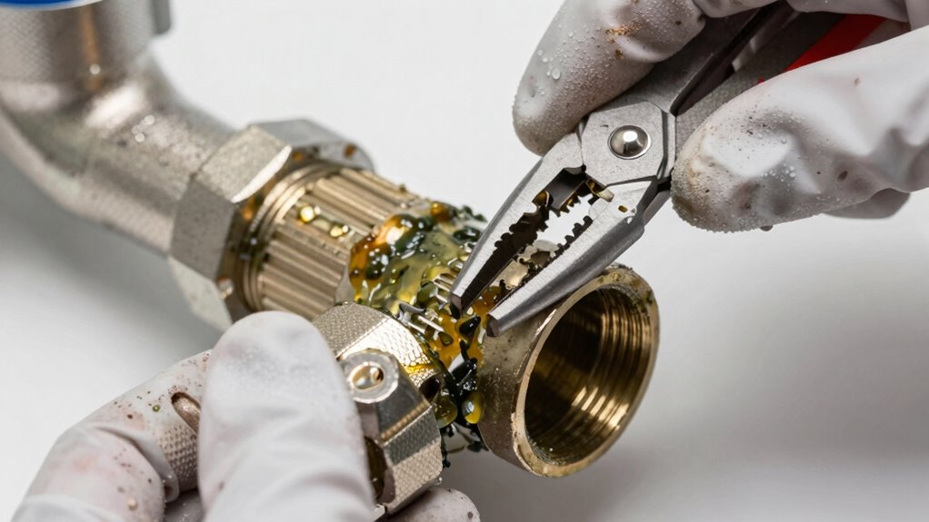 safe plumbing disassembly techniques