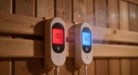 sauna thermometers disagreeing