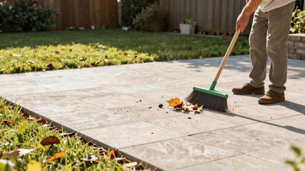 scheduled yard maintenance routines