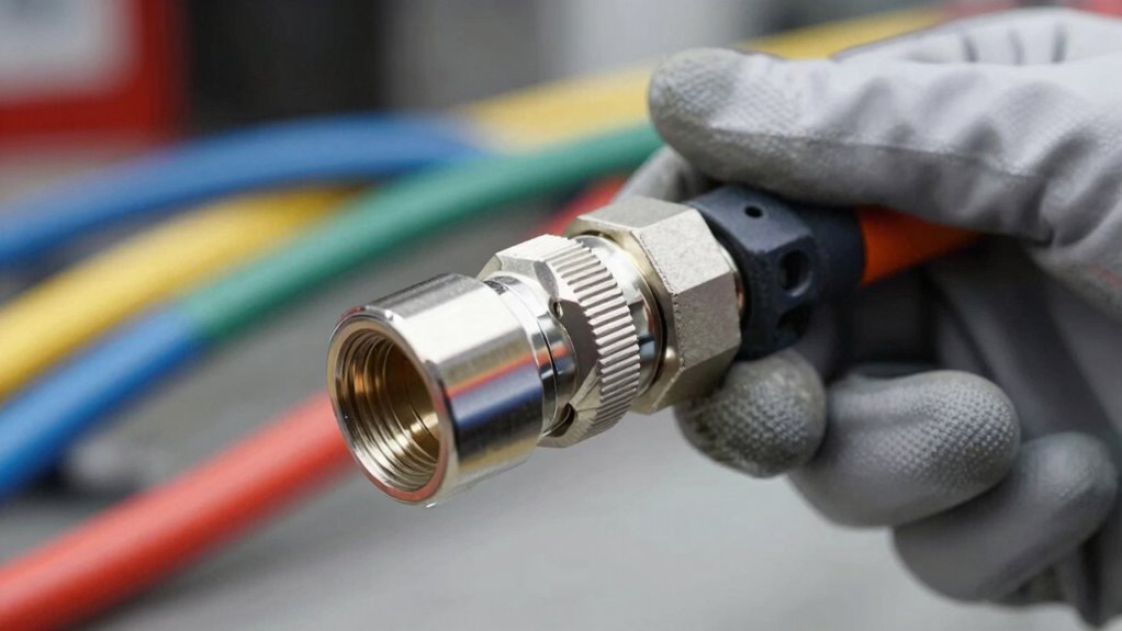 secure leak proof hose connection