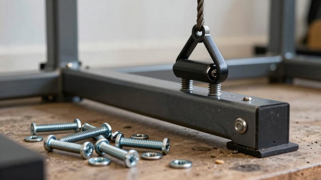 secure proper gym assembly