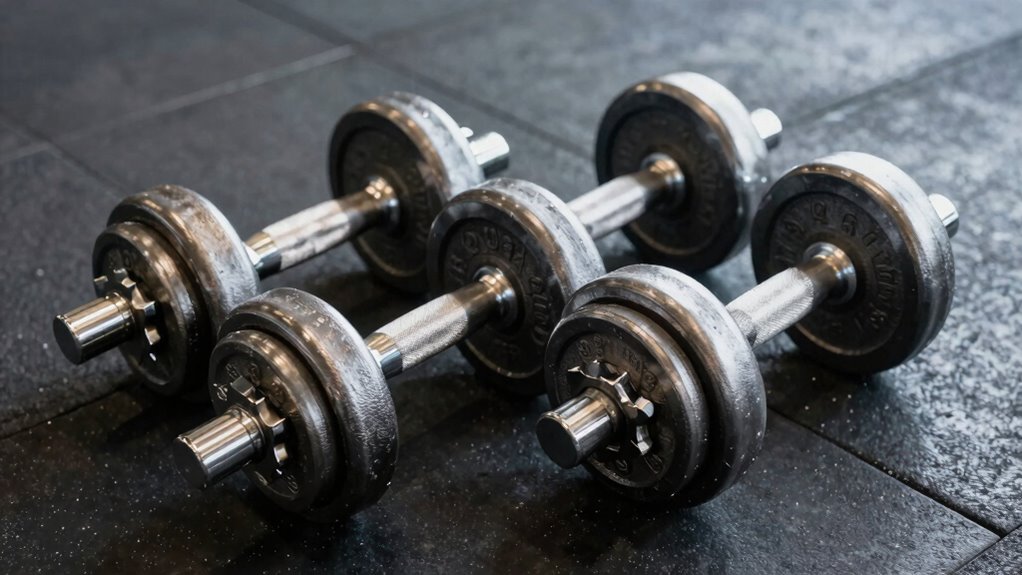 select appropriate dumbbell weights