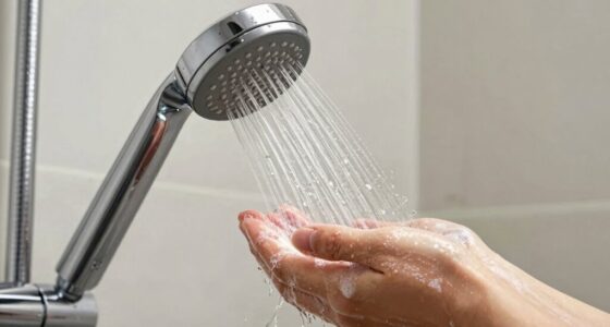 shower before swimming enclosure