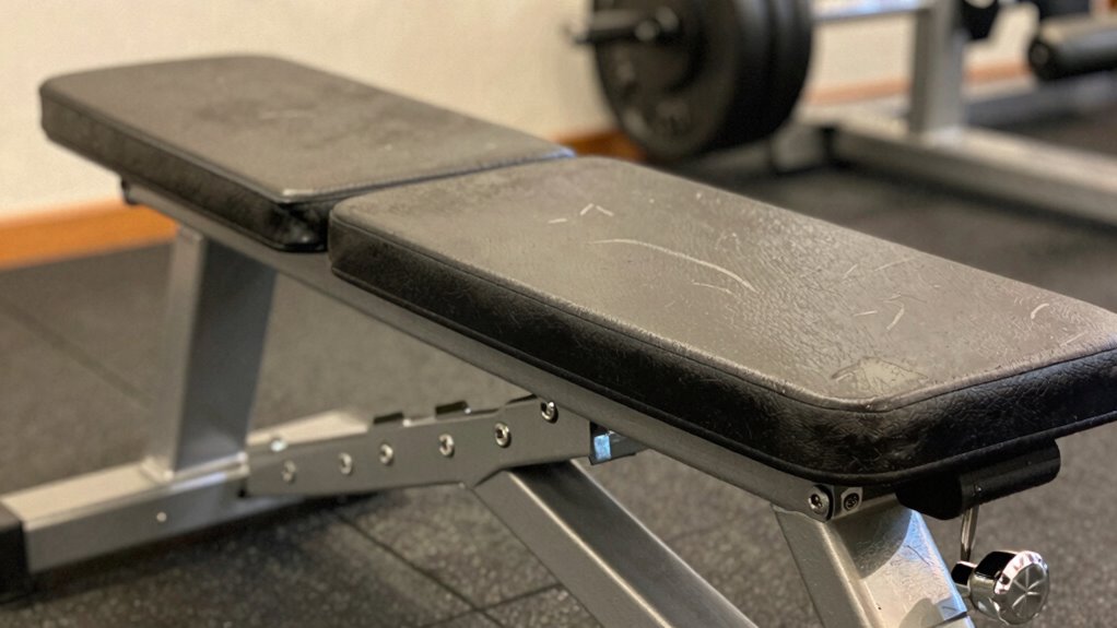 stable padded adjustable bench