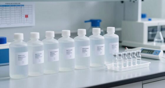 store testing supplies properly