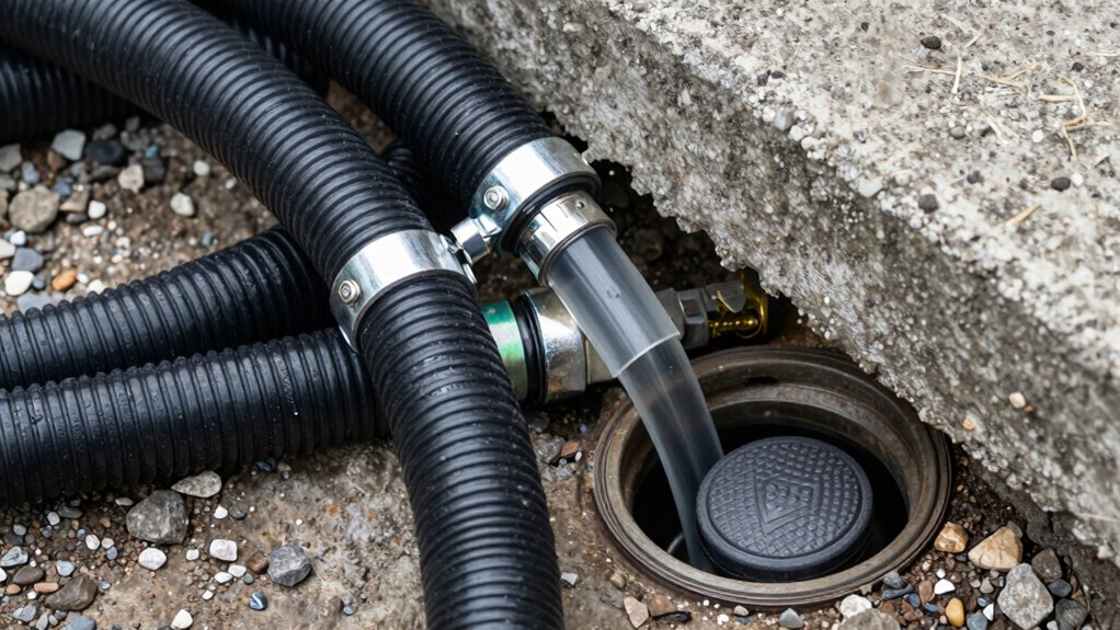 systematic drainage installation steps