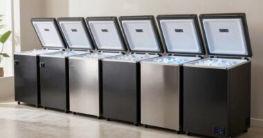 top freezers for ice baths