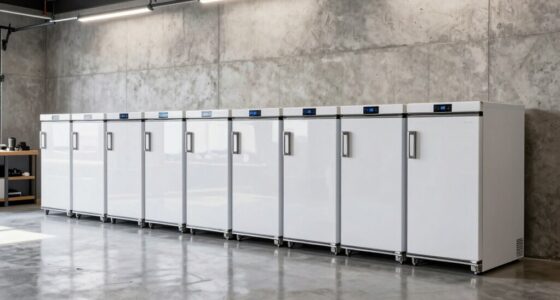 top garage chest freezers