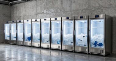 top garage chest freezers