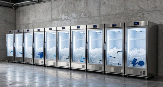 top garage chest freezers