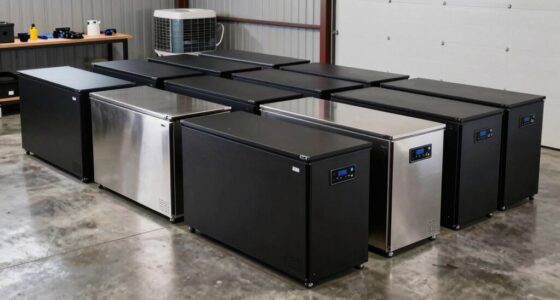 top garage chest freezers