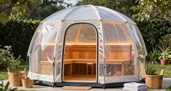 top home sauna tent options