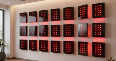 top near infrared therapy panels