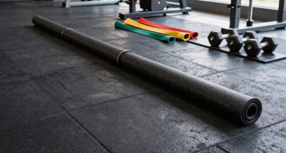 top rubber gym flooring rolls