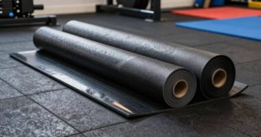 top rubber gym flooring rolls