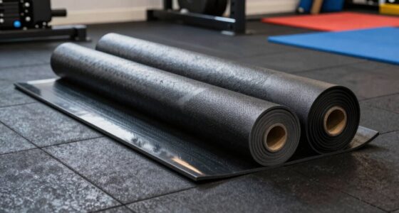 top rubber gym flooring rolls