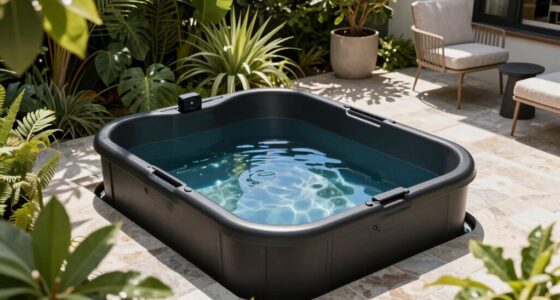 top small outdoor cold tubs