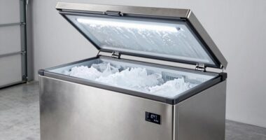 top stainless ice bath freezers