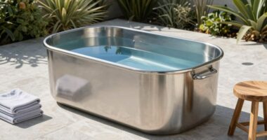 top stainless steel cold tubs