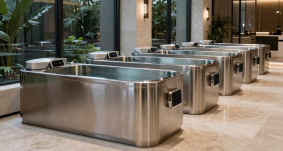 top stainless steel cold tubs