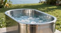 top stainless steel cold tubs