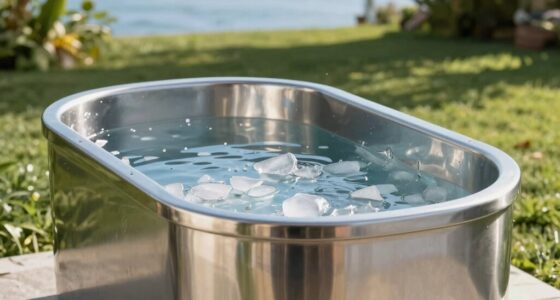 top stainless steel cold tubs
