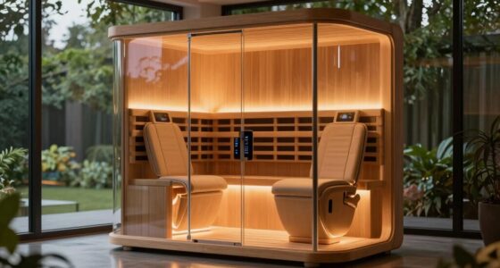 top two person infrared saunas