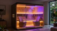 top two person infrared saunas